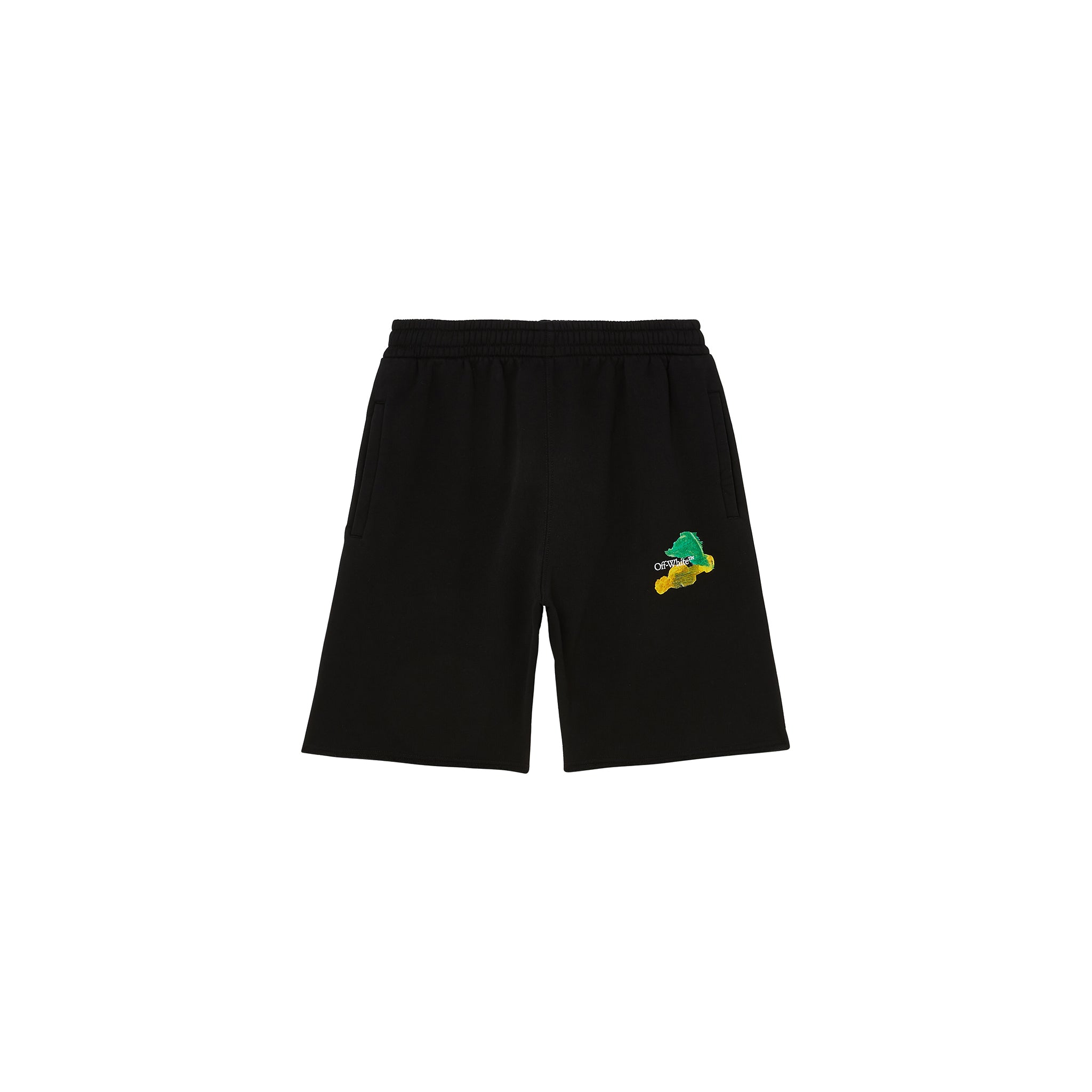 OFF-WHITE Brush Arrows Raw-Cut Shorts Black/Multi