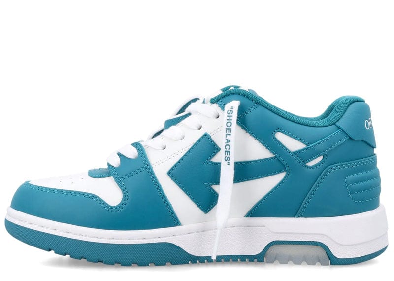 OFF-WHITE Out Of Office OOO Low Tops White Petrol Blue (Women's) - Image 3