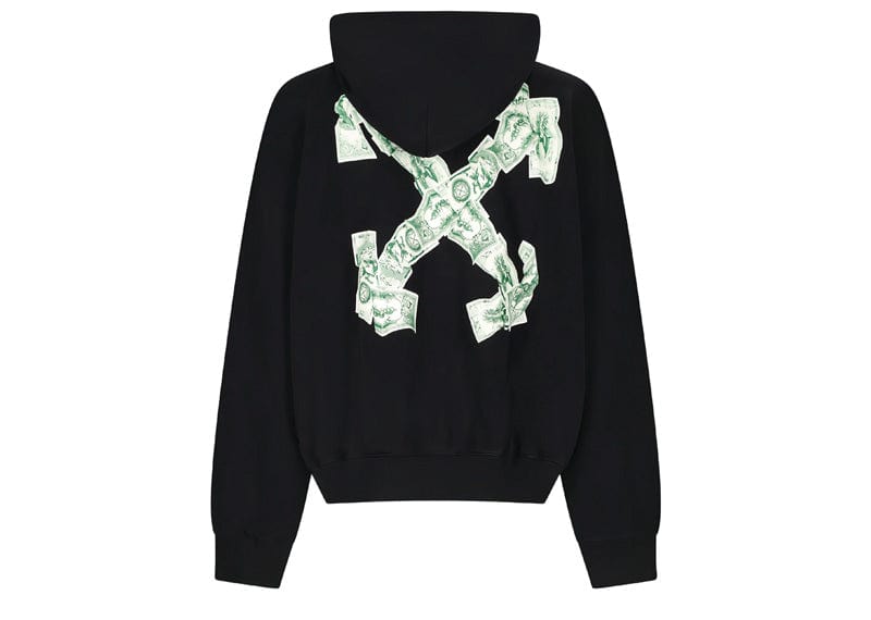 OFF-WHTE Cash Arrow Black Hoodie - Image 2