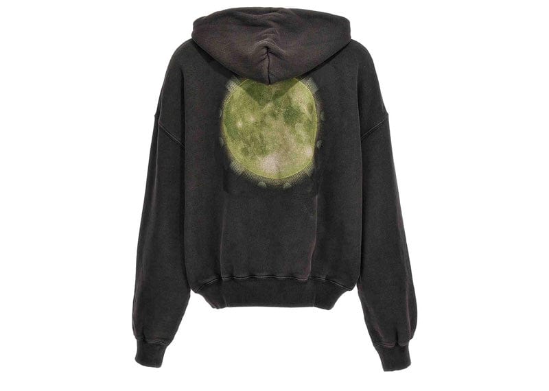 OFF-WHITE Super Moon Cotton Hoodie Black - Image 2