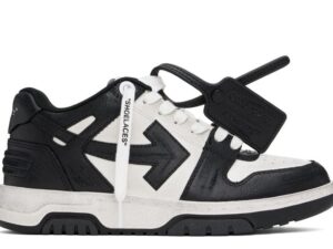 OFF-WHITE OUT OF OFFICE BLACK/WHITE DISTRESSED
