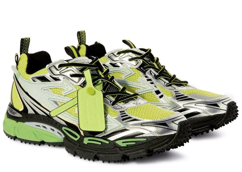 OFF-WHITE BE RIGHT BACK SILVER GREEN FLUO - Image 2