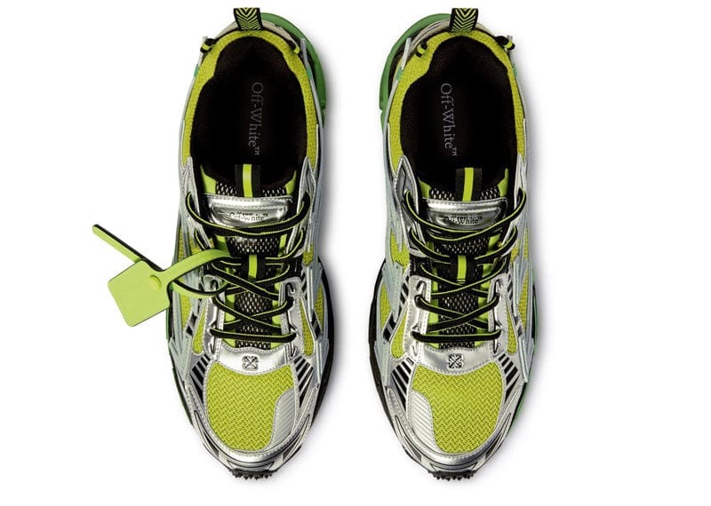 OFF-WHITE BE RIGHT BACK SILVER GREEN FLUO - Image 4