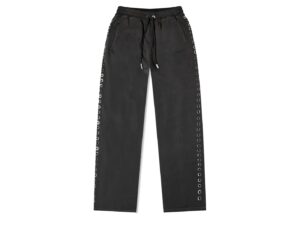 OFF-WHITE MEN'S EYELET SWEAT PANT BLACK