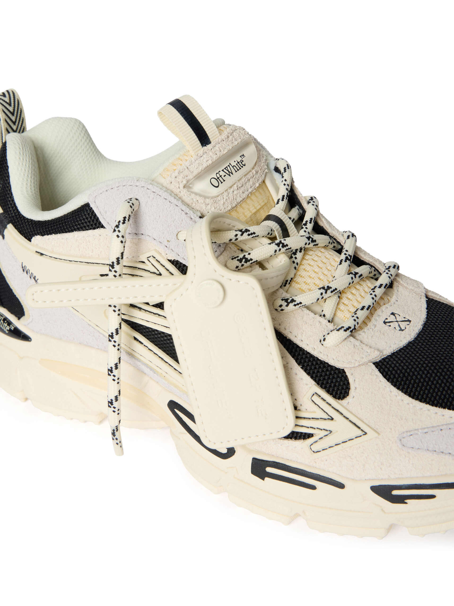 OFF-WHITE OW BE RIGHT BACK SUEDE OFF WHITE/ BLACK - Image 2