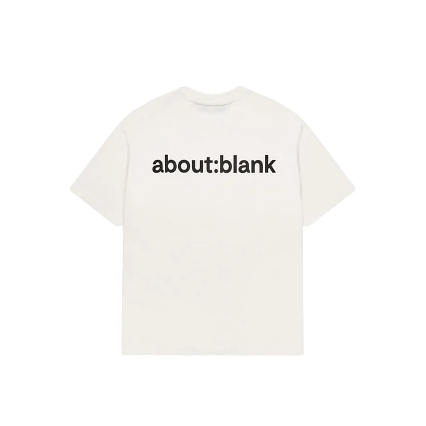 ABOUT:BLANK REVERSE T-SHIRT OAT/BLACK - Image 2