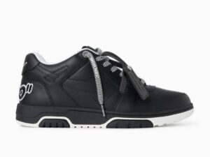 OFF-WHITE BLACK OUT OF OFFICE SNEAKERS