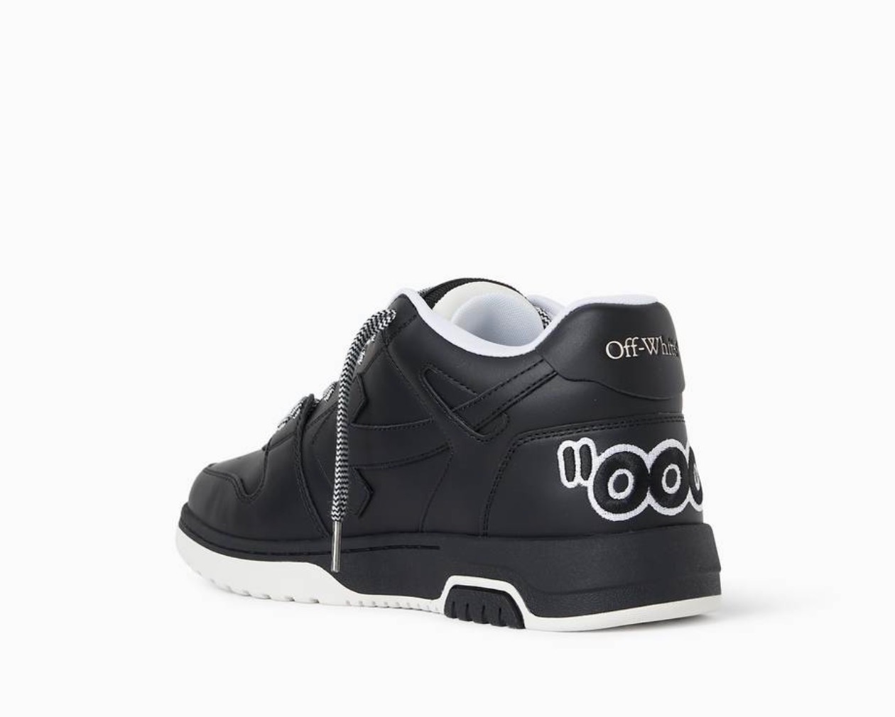 OFF-WHITE BLACK OUT OF OFFICE SNEAKERS - Image 3