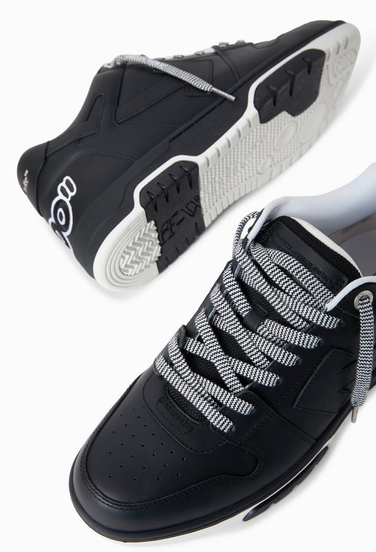 OFF-WHITE BLACK OUT OF OFFICE SNEAKERS - Image 2