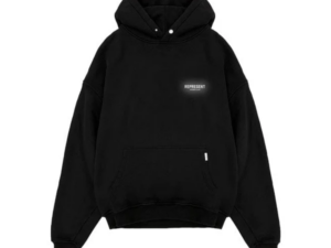 Represent Owners Club Reflective Hoodie 'Black'